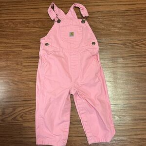 Carhartt Kids Pink Overalls 18 months